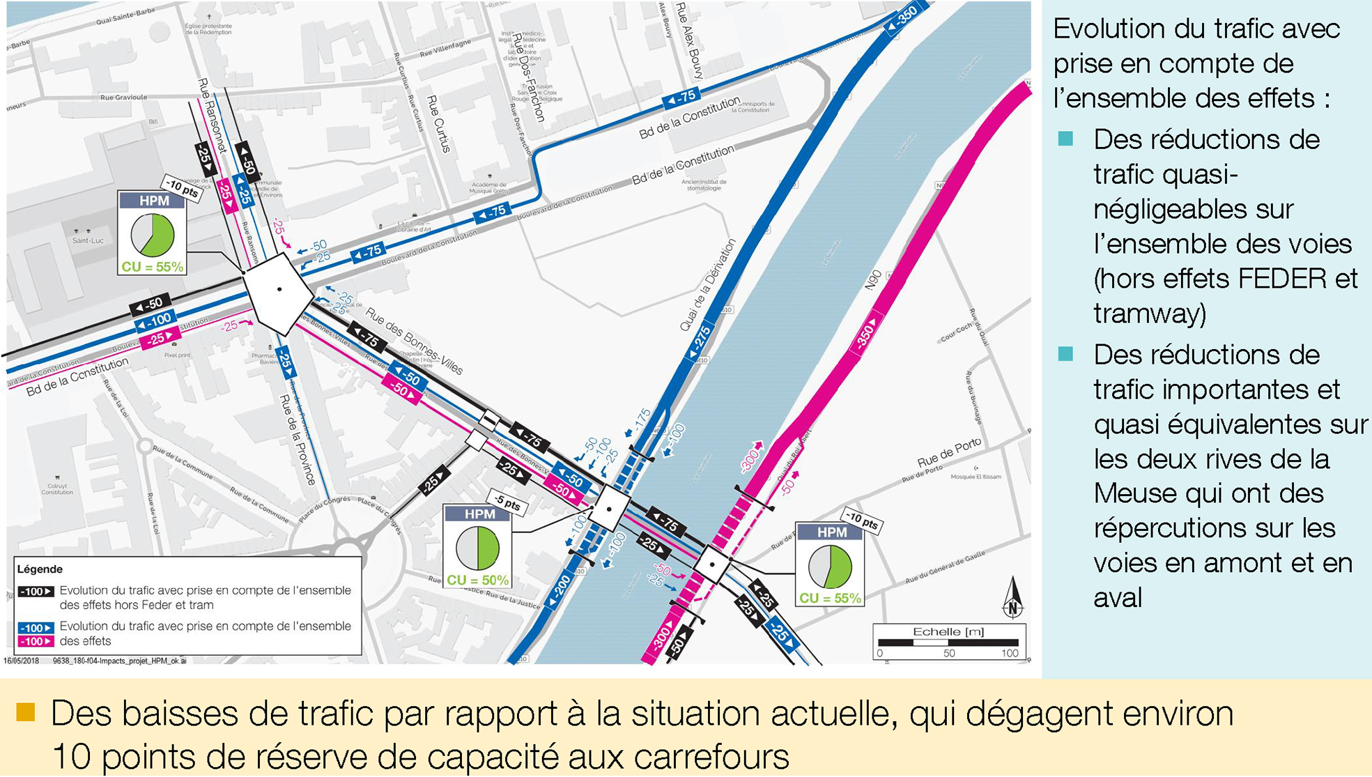 Liège - Bavière - Raccordement aux quais de la Dérivation - Expertise de Mobilité