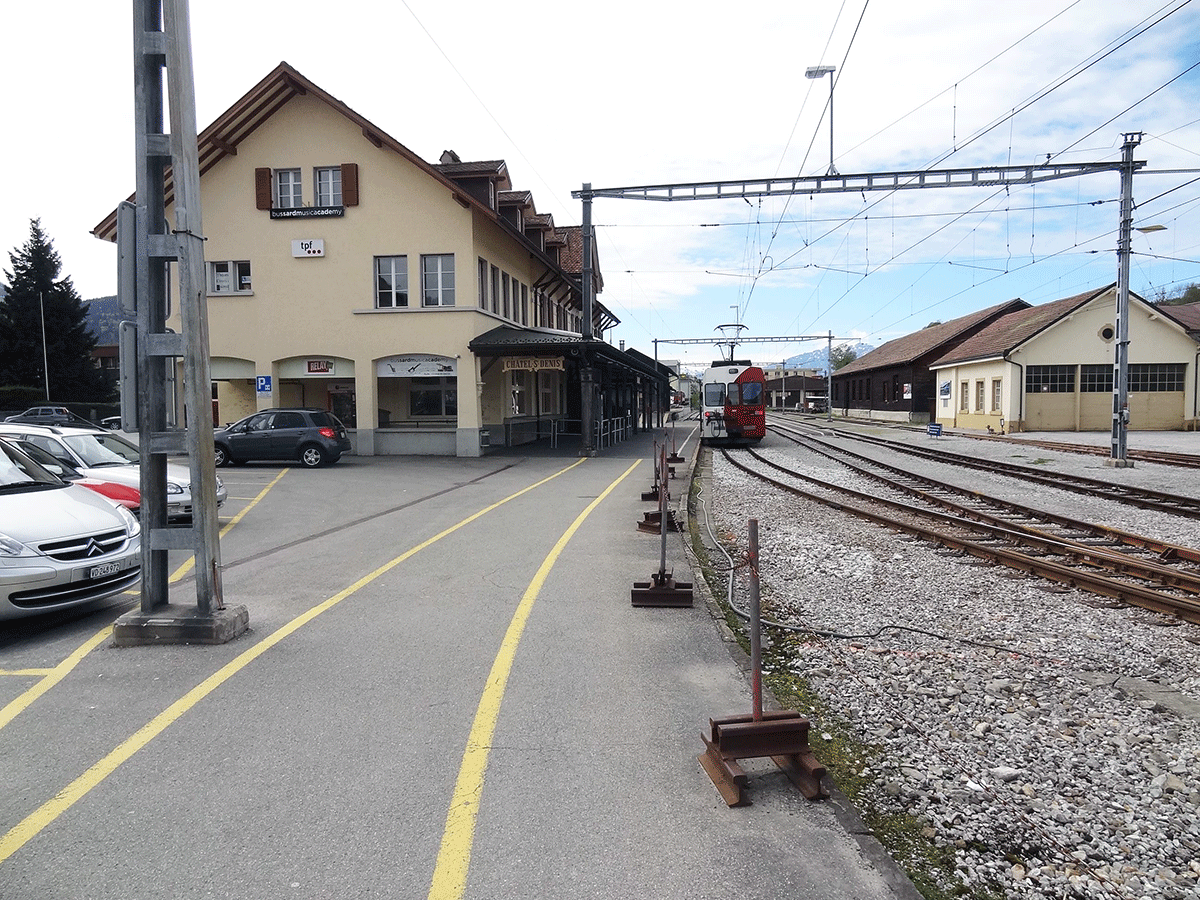 Démarrage des travaux de la nouvelle gare de Châtel-St-Denis