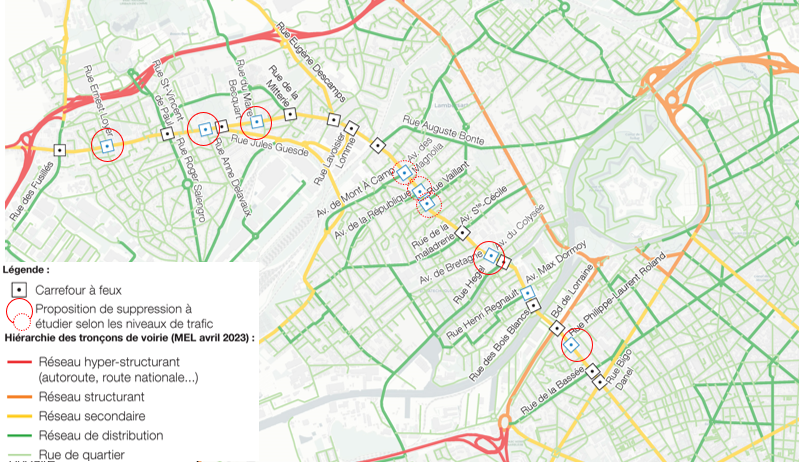 MOE pour l’aménagement de deux liaisons Vélo+, « Avenue de Dunkerque » à Lille, Lomme et Lambersart et « Faubourg de Roubaix » à Lille