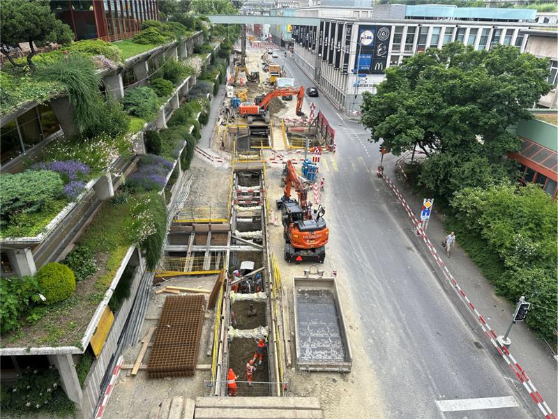 Axes forts de transports publics urbains Projets partiels PP2-3 - Mandat TRAFIC Phases SIA 41-51-52-53 - Réalisation du tramway
