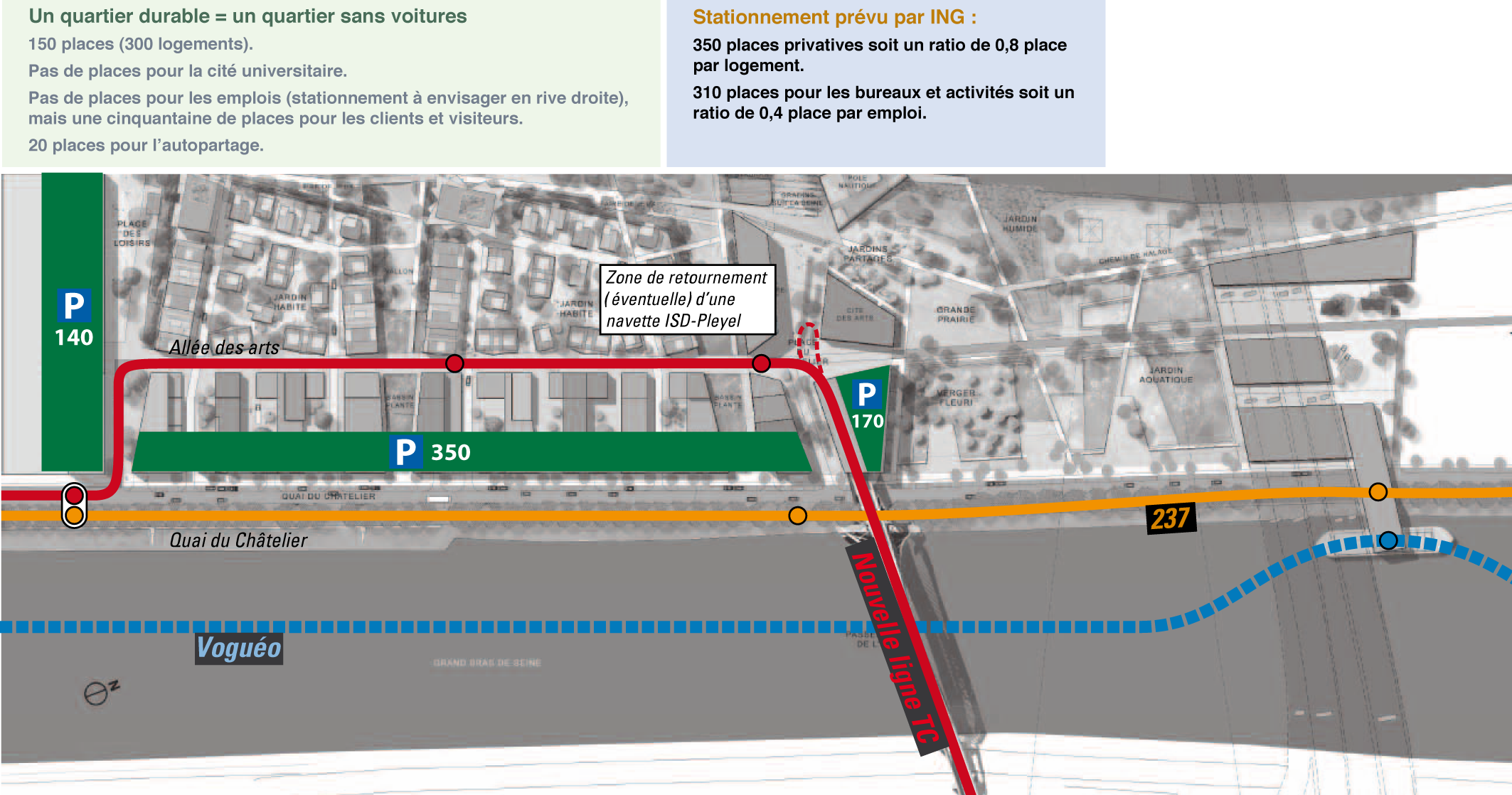 Etude d&#039;accessibilité à l&#039;éco-quartier fluvial de l&#039;Ile-Saint-Denis