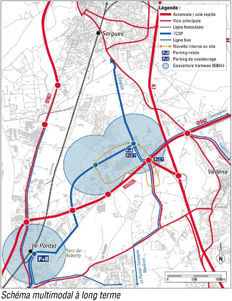 Stratégie d&#039;évolution d&#039;aménagement du Pôle Régional d&#039;Avignon Nord