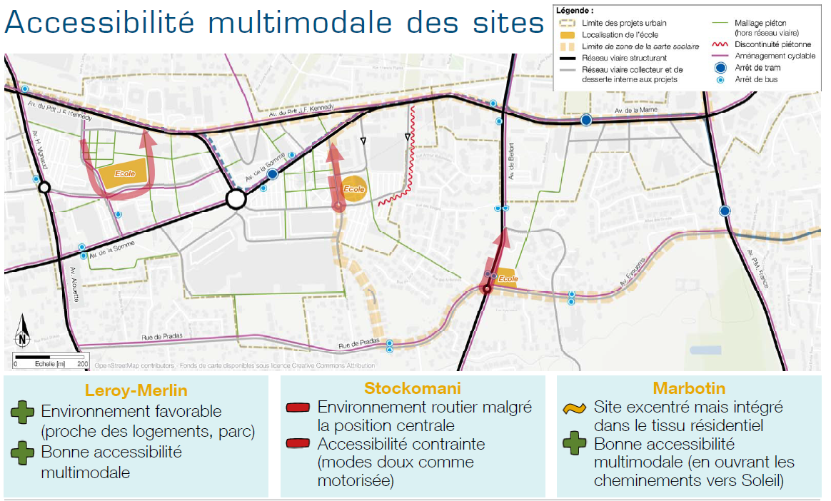 Etude de déplacements et stationnement autour des projets Mérignac Soleil et Marne