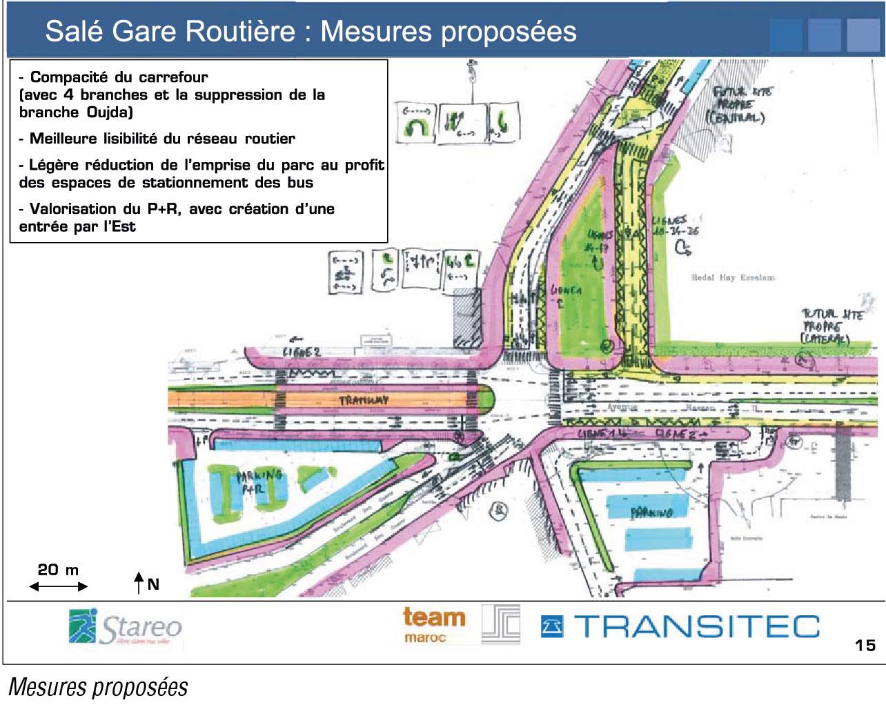 Insertion de voies réservées aux bus dans l’agglomération de Rabat-Salé-Temara