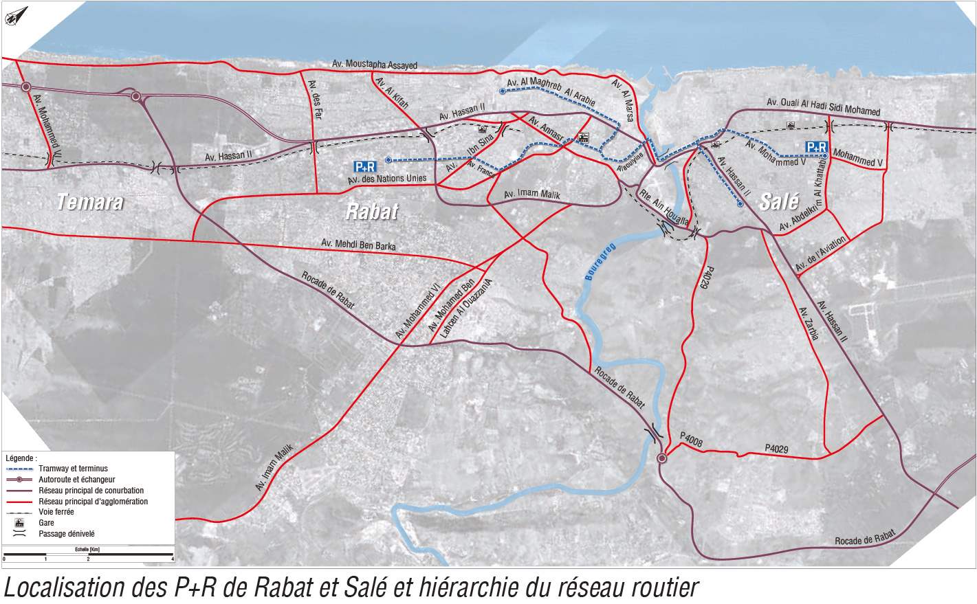 Mise en service de deux parkings-relais aux terminus de la ligne 1 du tramway Rabat-Salé : assistance technique à la STRS