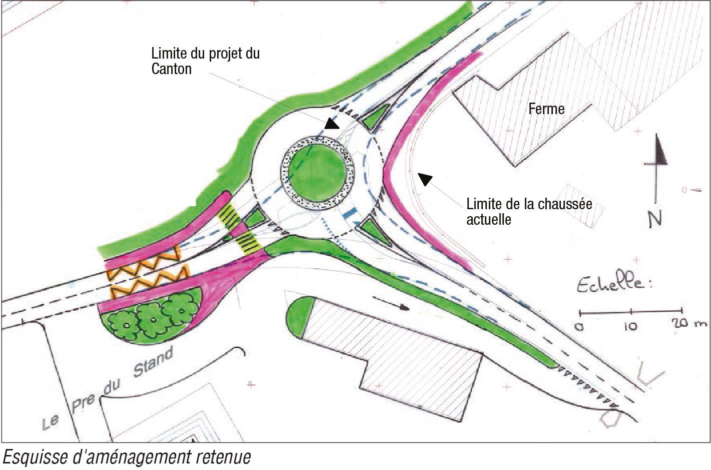 Expertise de l&#039;aménagement du giratoire du Pontet