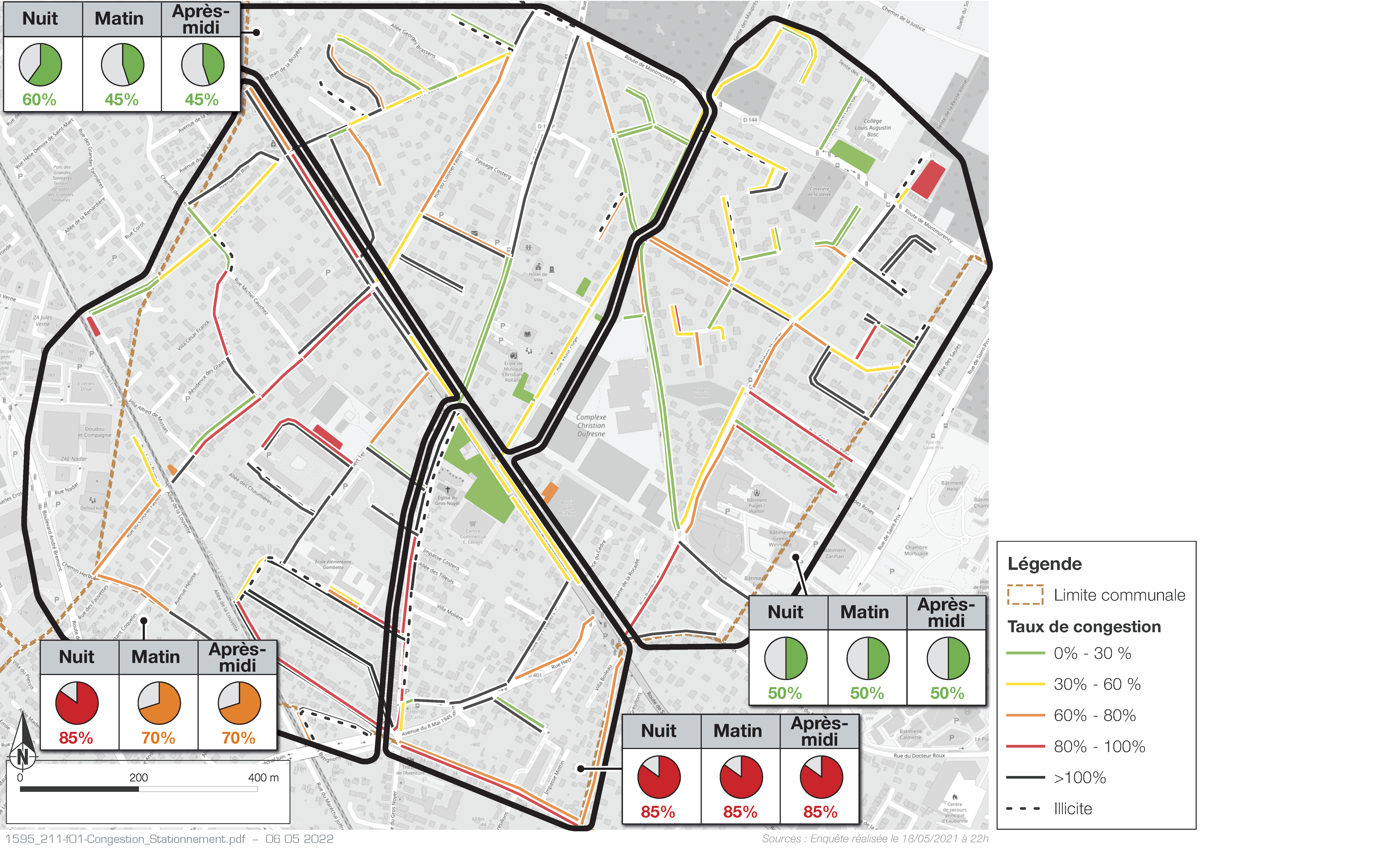 Etat des lieux et assistance pour l’élaboration de la stratégie stationnement pour la ville de Saint Prix (95)