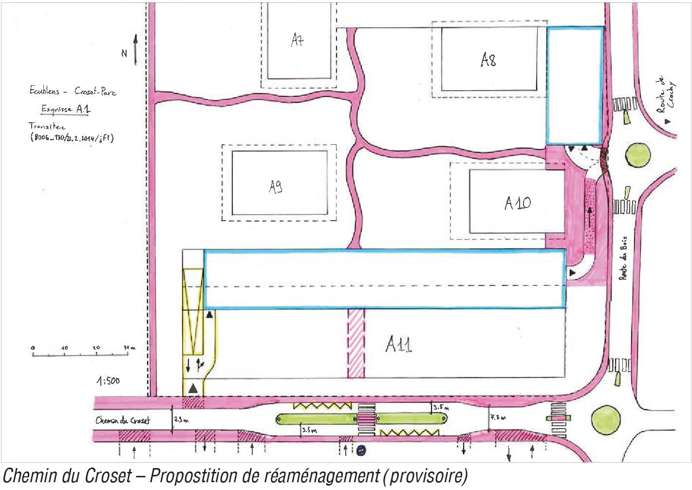 Plaine du Croset – Réaménagement routier et de l&#039;espace public