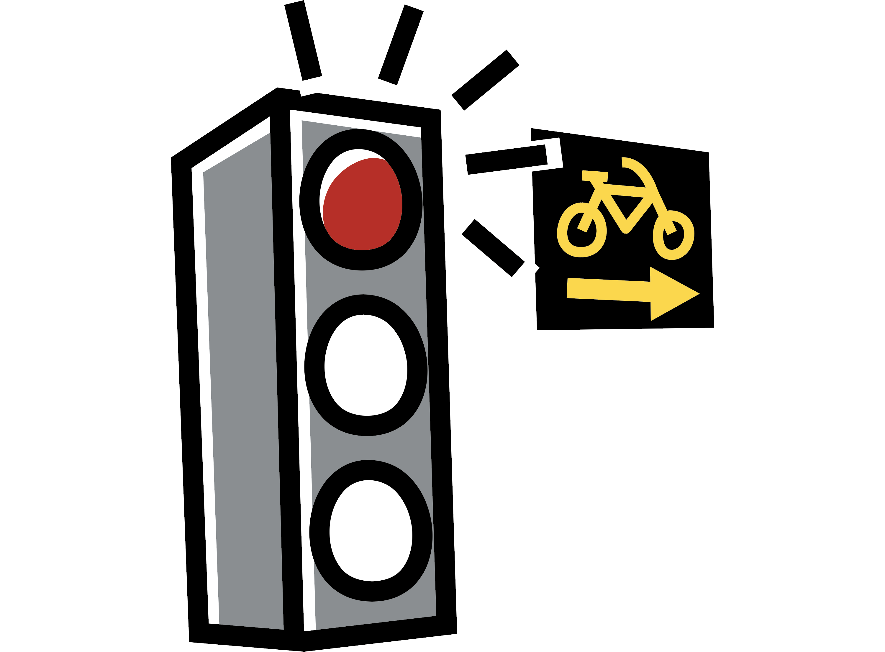 Analyse de faisabilité d&#039;instaurer des tourner-à-droite vélo au feu rouge