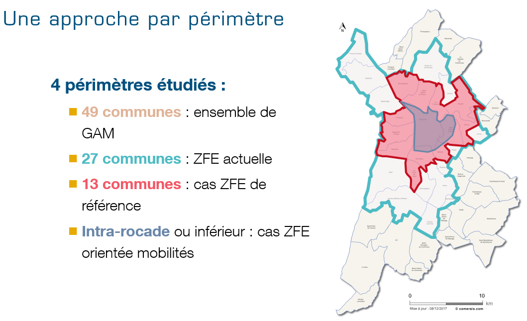 Assistance à Maîtrise d’Ouvrage pour la définition et la conception d’une ZFE (Zone à Faibles Emissions) à Grenoble