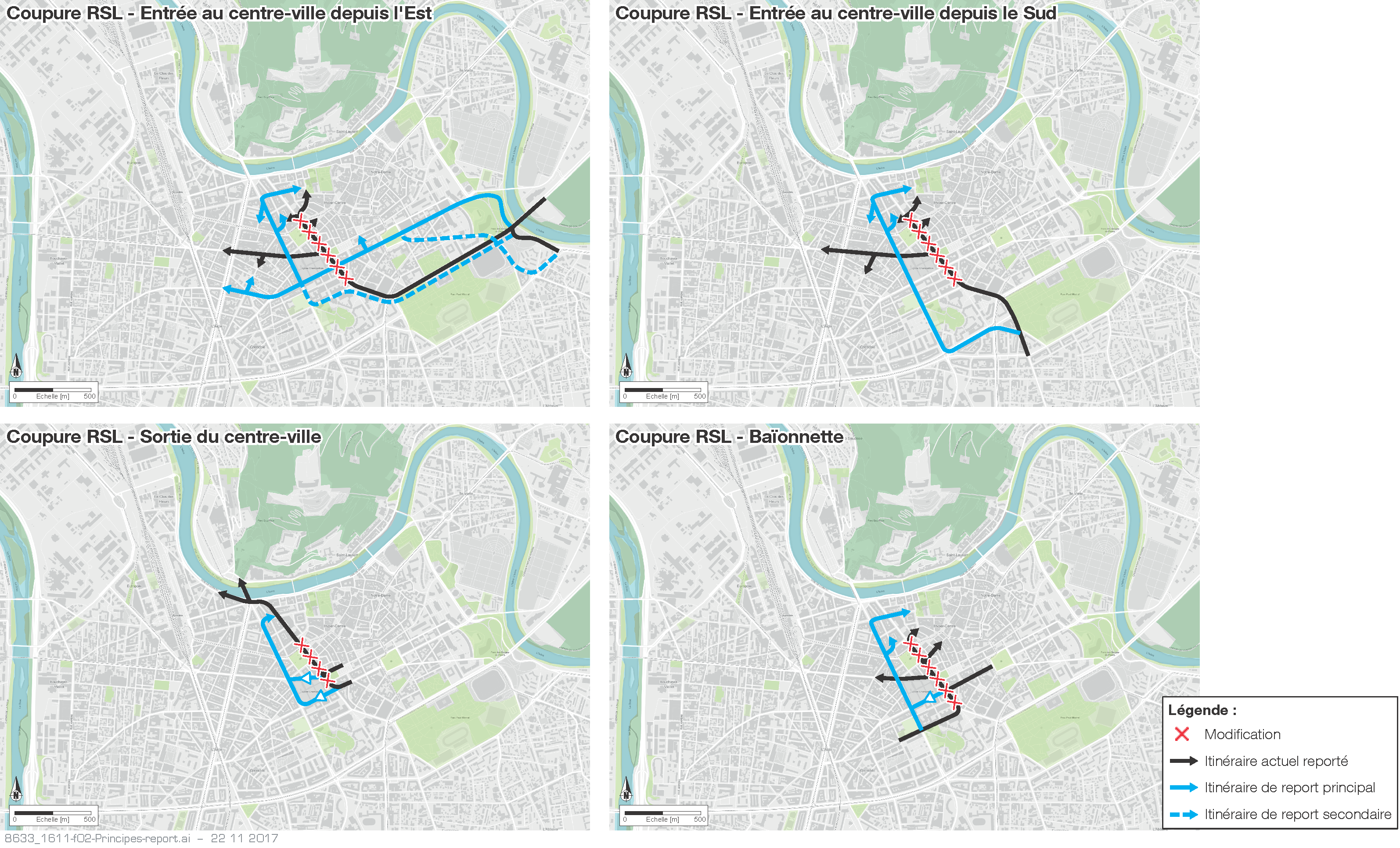« Cœurs de Ville, Cœurs de Métropole » Mise en œuvre du plan de circulation avril 2017 du centre-ville