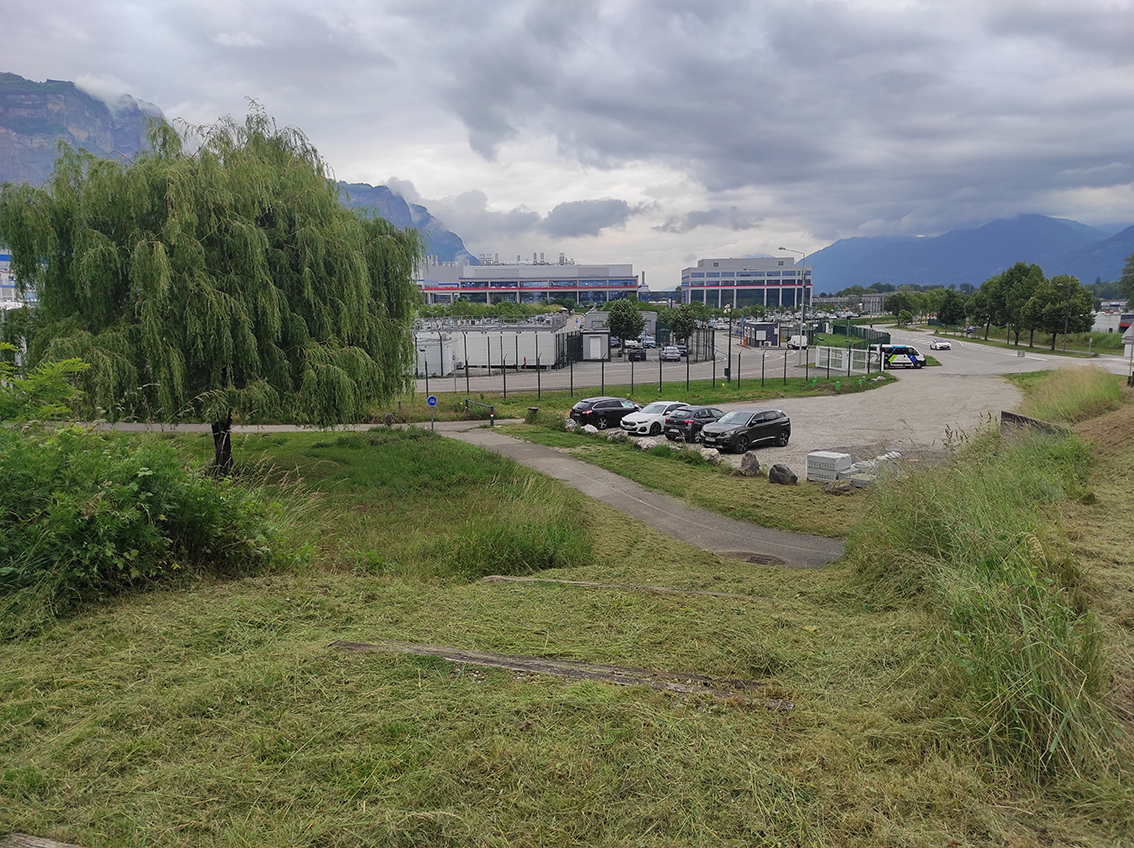 Visite des emplacements de gare potentiels (secteur ST Microelectronics et Soitec à Crolles et Bernin)