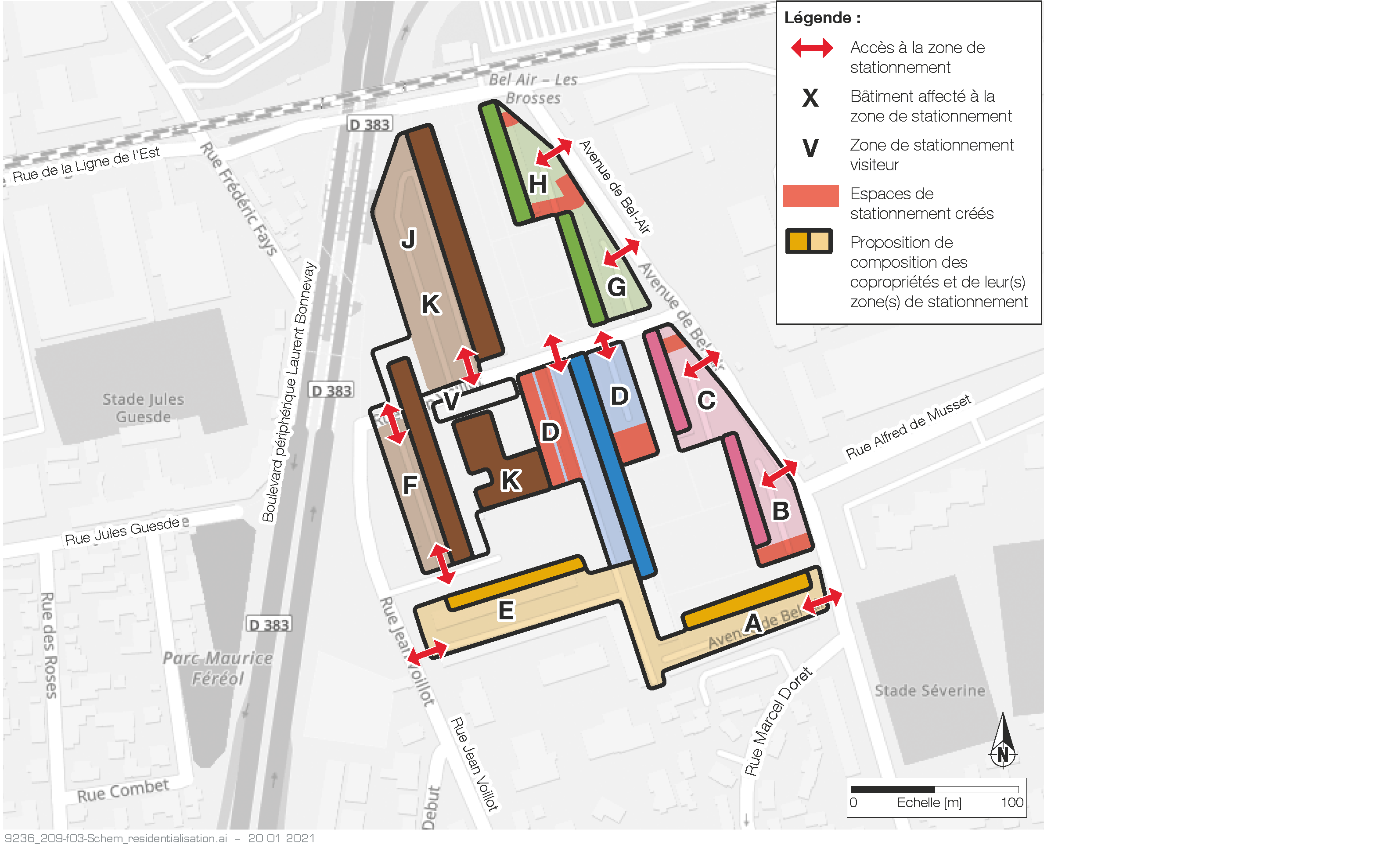 Résidence Saint-André - Etude de stationnement (avec Nova 7 et HDZ)