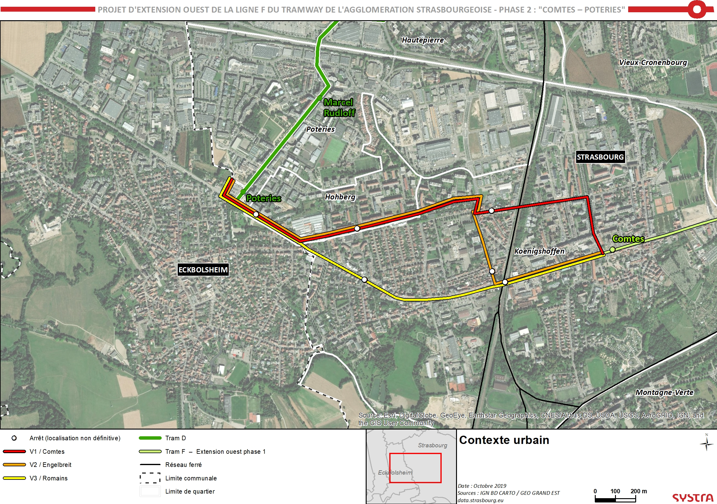 Extension Ouest de la ligne F du tramway – phase 2 : « Comtes-Poteries »