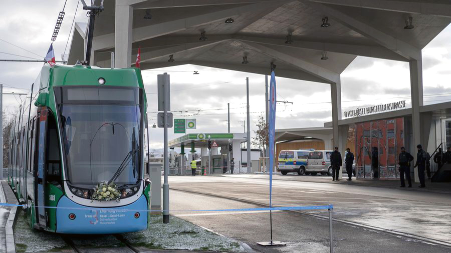Liaison tramway Bâle-Saint Louis mise en service - Transitec fier d’avoir participé à ce projet original dans sa conception
